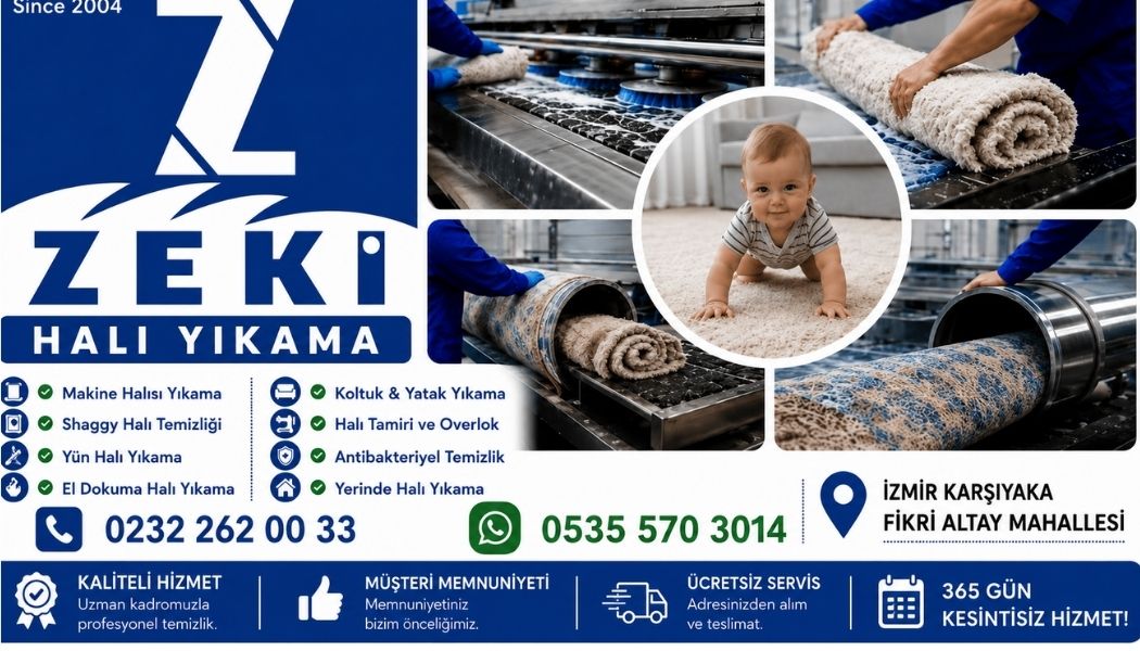 Karşıyaka Fikri Altay Mahallesi Halı Yıkama Hizmeti
